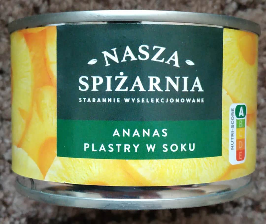 Dokładna kaloryczność ananasa z puszki - wartości odżywcze w różnych syropach