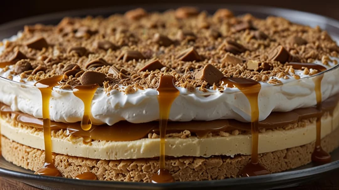 Jak zrobić ciasto z herbatnikami, masą krówkową i śmietaną