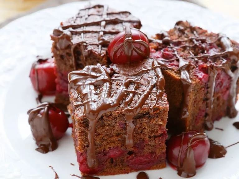 Przepis na ciasto brownie z wiśniami - krok po kroku z poradami